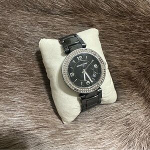 Micheal Kors Black Watch jewel encrusted